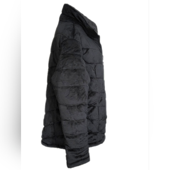 NWT Free Country Reversable Puffer Coat Jacket Black Sz XL $120 wind resistant - Picture 11 of 13